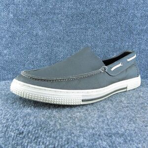 Kenneth Cole‎ Reaction Ankir Men Boat Shoe Gray Fabric Slip On Size 11 Medium